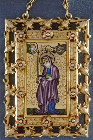 Tableau-reliquaire de sainte Geneviève