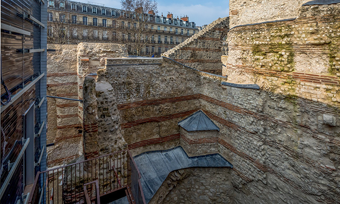 Thermes de Lutèce en cours de restauration