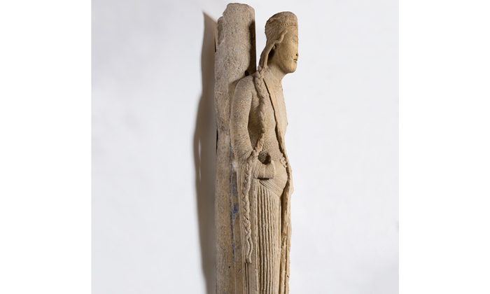 Statue-colonne : reine de l'Ancien Testament