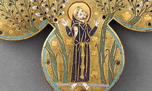 Plaque d'un reliquaire de saint François d’Assise ML84 Mini